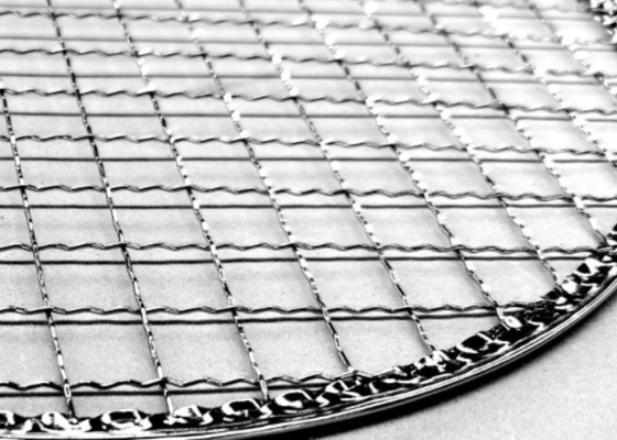 316 Stainless Steel BBQ Grill Mesh 12 Inch Round Rust Resistant