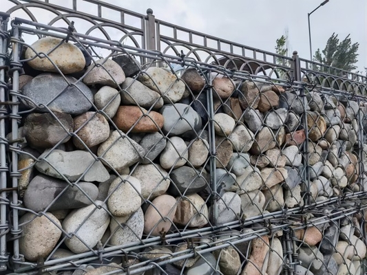 Heavy Duty Corrosion Resistant Galvanized Steel Wire Gabion Box For Riverbank Protection