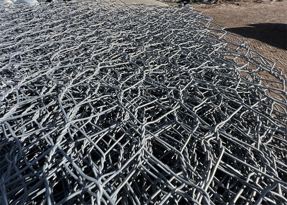 Customizable Gabion Box Galvanized / PVC Coated Riverbank Protection