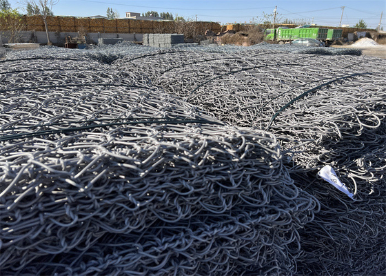 Galvanized Gabion Basket 2x1x1m Double Twisted Steel Mesh 2.7mm Wire