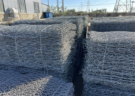 1x1x1m Gabion Wire Mesh Pvc Coating Thickness 0.2-1mm