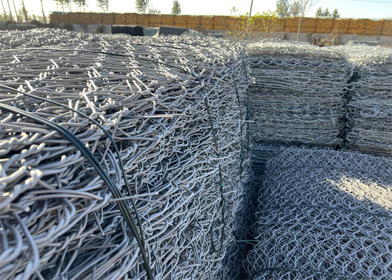 Steel Customizable Gabion Baskets 1mx1mx1m Box Protection For River Courses