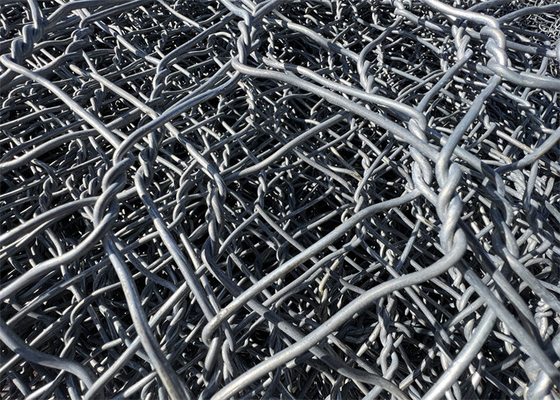 Heavy Duty Hexagonal metal wire gabion walls Corrosion Resistance Zinc Coating 240g/m2