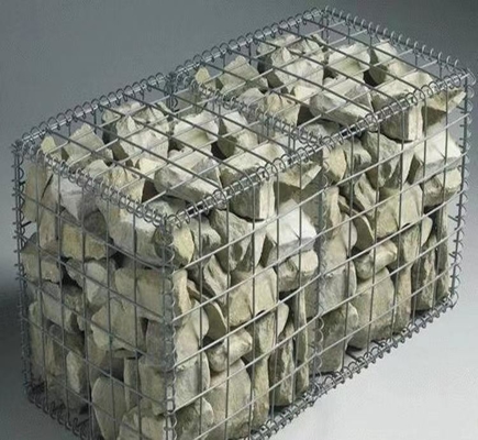 Economical Hexagonal Welded Mesh Gabion Baskets For Retaining Walls Welded Mesh Cage