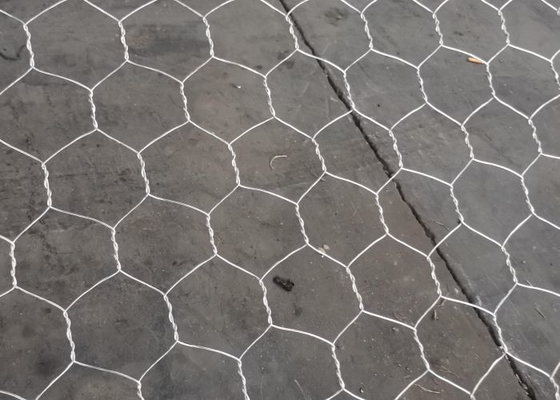 Galvanized Hexagonal Braided Gabion Baskets For Water And Soil Protection Bridge Protection