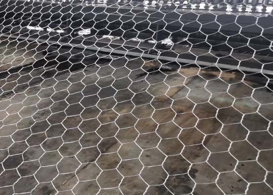 Flood Control 3.2mm Gabion Mesh Cage For Stone Sack gabion boxes River filling gabion bags