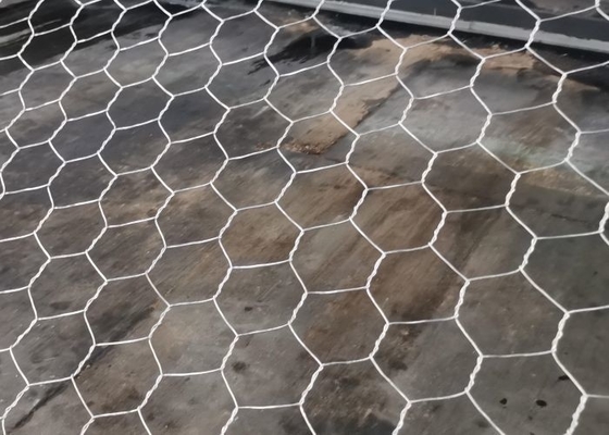 1m*1m*2m High Tensile Strength PVC Polymer Coated Gabion Wire Mesh Rock Cage