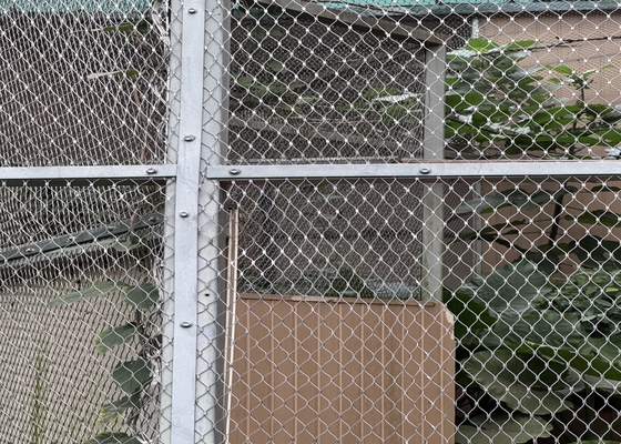 2mm Wire Diameter 304L Stainless Steel Rope Mesh For Zoo Animal Enclosures