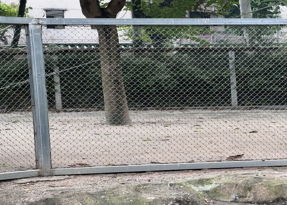 High Strength 2mm Diameter Wire Rope Mesh For Safe Zoo Animal Enclosures