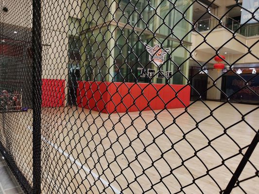 Chain Link Fence Mesh 3mm Wire OD 150g/m2 Coating Rhomboid