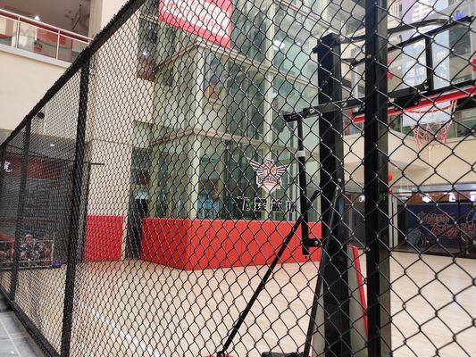 Chain Link Fence Mesh 3mm Wire OD 150g/m2 Coating Rhomboid