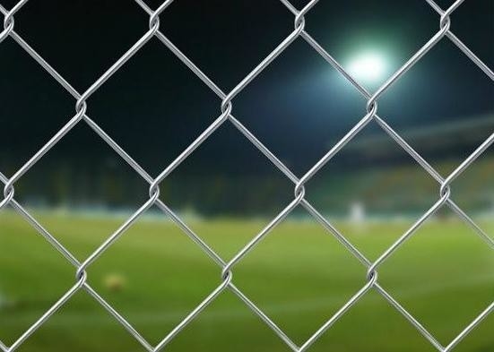 Tensile Strong Chain Link Fence Mesh Galvanized PVC Coated