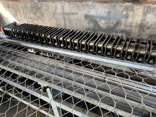 Galfan Gabion Baskets 2x1x1m Woven Mesh 80x100mm Hole Size