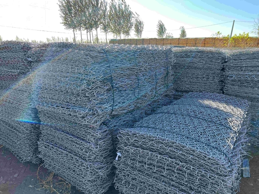 2*1*0.5m 2*1*1m 3*1*1m Galfan Gabion Baskets Woven