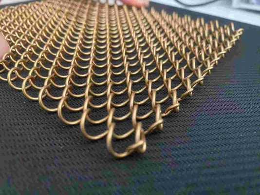 Ceiling Devider Aluminum Chain Link Curtain 4mm 5mm 6mm Metal Decorative