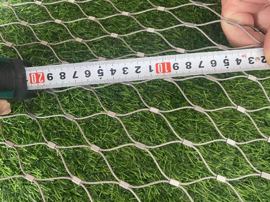 304 Stainless Steel Rope Net – Durable Cable Mesh for Birds and Plants, Ideal for Poultry Breeding, Garden Safety, and Football Fields