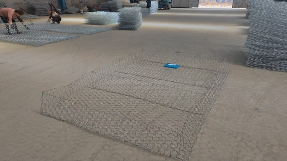 Galvanized Hexagonal Gabion Mesh for Slope Stabilization