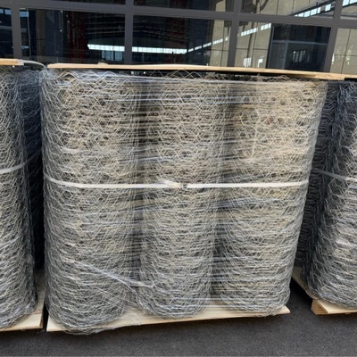 Galvanized Gabion Wire Mesh Rolls 80x100 Hole Size 2.70mm Wire Diameter