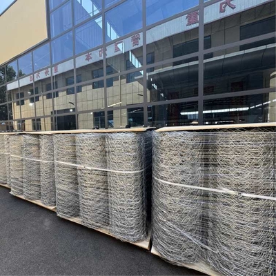 Galvanized Gabion Wire Mesh Rolls 80x100 Hole Size 2.70mm Wire Diameter