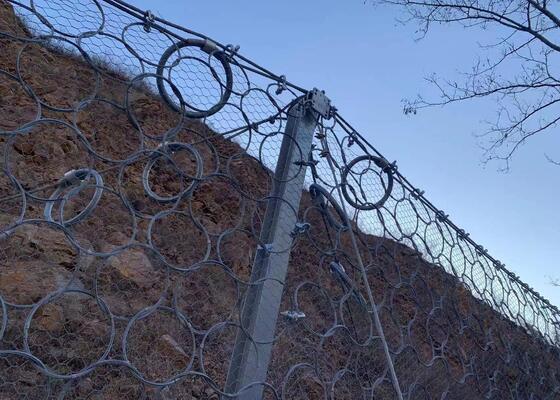 Flexible Rockfall Protection Netting Providing Barrier Solutions to Minimize Rockfall Hazards on Slopes and Roadways