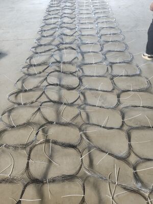 4mm Galvanized Flexible Anti Tank Barrier Net For Armored Vehicles 50mm Mesh