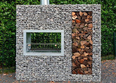 Welded Retaining Wall Gabion Baskets Customized Size Long Life Span