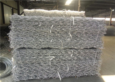 Corrosion Resistance Zinc Coated Gabion Baskets For Bridge Protection