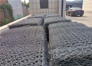 80mmx100mm Mesh Size PVC Coated Hot Dipped Galvanized Gabion Cages For Sturdy Construction