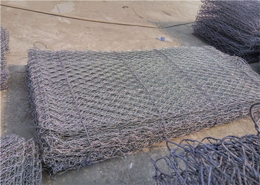Customization Galvanized Gabion Cages With Pvc Coated Surface