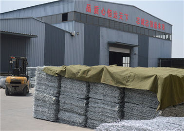 Galvanized Hexagonal Braided Gabion Baskets For Water And Soil Protection