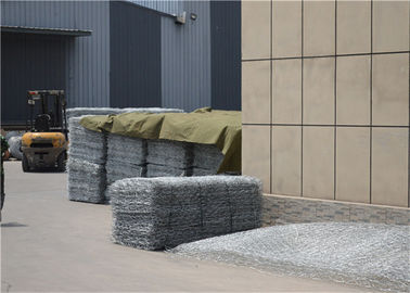 Custom Coated Tensile Strength 0.6m-0.9m Square Hole Galvanized Wire Gabion Cage Box
