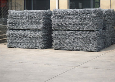 Eco Friendly Galvanized Wire Gabion basket PVC Coated Easy Construction Method Flood Control  Gaibon Baskets
