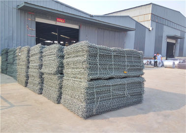 Eco Friendly Galvanized Wire Gabion basket PVC Coated Easy Construction Method Flood Control  Gaibon Baskets