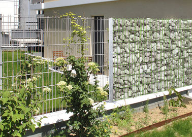 Galvanized Gabion Wall Fence 2" × 2" / 3" × 3" / 4" × 4" Mesh Opening