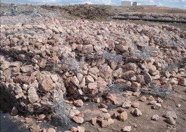 Galvanized Gabion Box 2.0-4.0mm Wire Gauge Hexagonal Mesh for Flood Protection