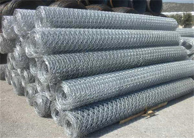 PVC Coated Hexagonal Gabion Mesh 2.0-4.0mm Wire for Rockfall Protection