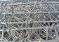 Reinforced Gabion Wire Mesh / Galvanized Wall Basket 60 * 80 Mm Hole Size