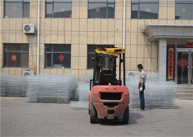 Durable Woven Hexagonal Gabion Box Triple Twist Weaving Simple Assembled