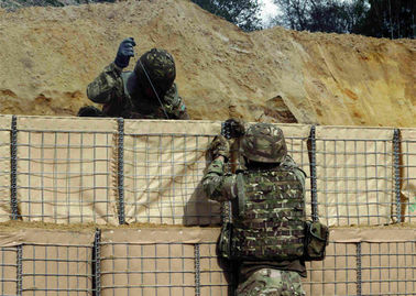 Defensive Bastion Galfan Gabion Baskets Wear Resistant For Flood Fighting