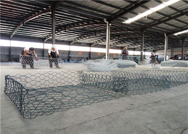 PVC Coated Gabion Mattress 60x80mm Hexagonal Wire Mesh