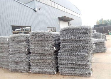 Zinc Coated Metal Gabion Baskets 2.0-4.0mm Wire Diameter