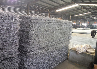 Hot Dipped Galvanized Hexagonal Gabion Box Zinc Coated Surface Treatment