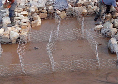 Galvanized Gabion Baskets 2.0-4.0mm Wire 1x1x1m for Erosion Control