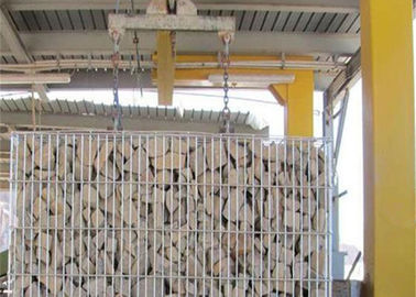 Welded Mesh Gabion Baskets 75x75mm Galvanized for Flood Control