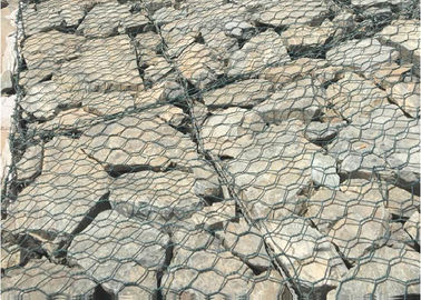 60x80mm Double Twisted Hexagonal Gabion Mattress 2.0-4.0mm Wire