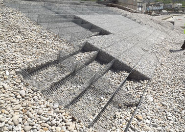 Heavy Zinc Coated  Gabion Mattress , Wire Mesh Baskets Retaining Walls