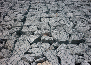 Flexible Stone Mesh Retaining Wall Woven Mesh System Easy Installation