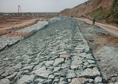 Twisted Wire  Gabion Mattress Erosion Control Hexagonal / Square Hole Shape