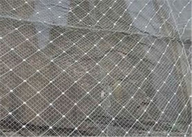 Galvanized Steel Wire Slope Protection Mesh 60x80mm 8mm Rope