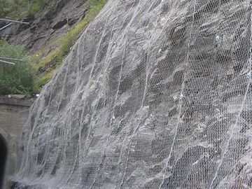 Galvanized Hexagonal Wire Mesh Hexagonal For Bank / Mountain Protection